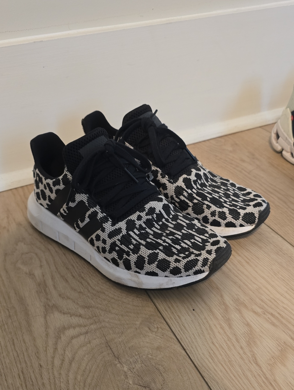 adidas Black and White Sneakers